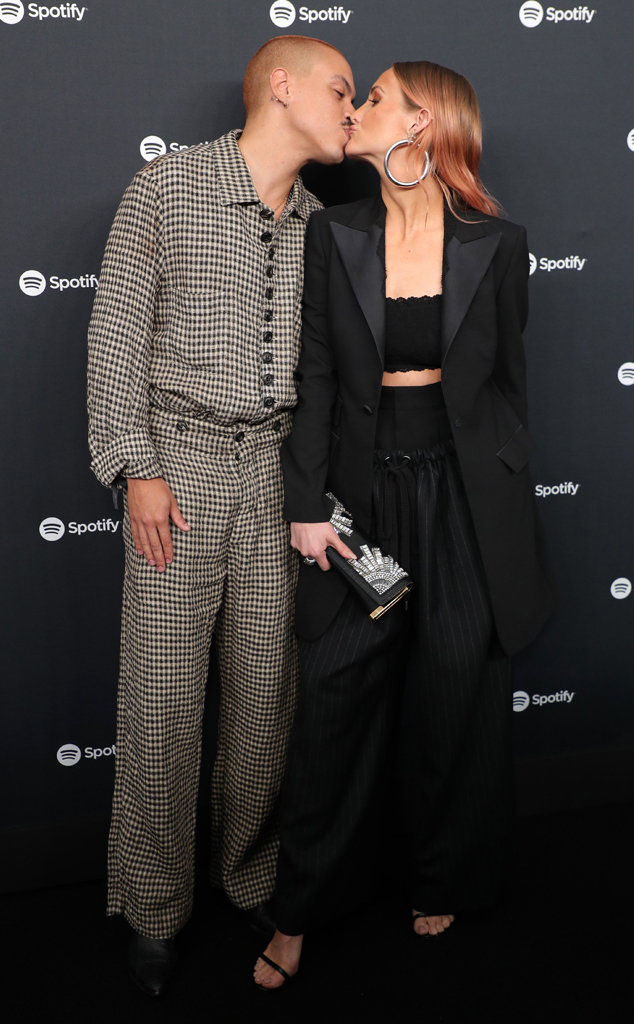 Evan Ross, Ashlee Simpson, Spotify Best New Artist Party, Pre-Grammys